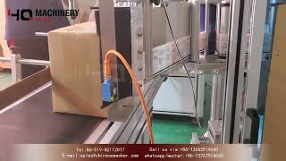 automatic label machine for casesYQ machinery label applicator for cartons [upl. by Yentruoc]