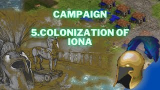 Glory of Greece Campaign Colonization of Iona Age of Empires Definitive Edition [upl. by Yelsek809]