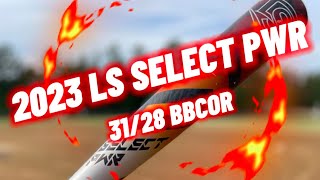 Hitting with the 2023 Louisville Slugger Select PWR 3128 BBCOR [upl. by Louella]