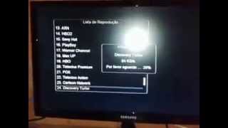 azamerica s1005 funcionando em IPTV [upl. by Anahpets]