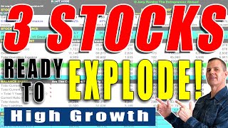 3 Stocks Ready To Explode High Growth [upl. by Idonna]