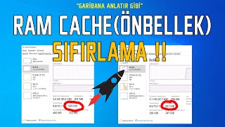 🚀 RAMİNİZİ UÇURUYORUZ RAM CACHE ÖNBELLEK SIFIRLAMA   GARİBANA ANLATIR GİBİ 32 [upl. by Darwin]