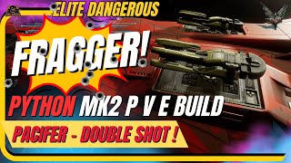 Deadly Python Mk2 Frag Cannon Build in Elite Dangerous [upl. by Noslien]