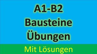 Einfach Sätze verbinden  Sprachbausteine Übungen mit Lösung [upl. by Kit]