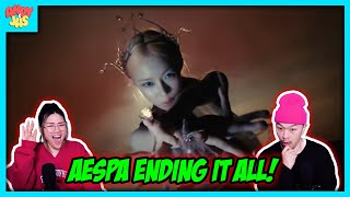 aespa 에스파 Armageddon MV  REACTION  OUR INTERPRETATION [upl. by Nahshu695]