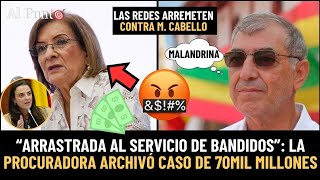 ”Arrastrada al servicio de BANDIDOS” arremeten contra procuradora Cabello por caso contra ABUDINEN [upl. by Stoat]