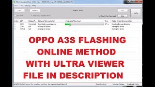 Oppo A3s Flashing Online Via Team Viever Dont Ask Id PassOppo A3s Pattern UnlockOppo Tool [upl. by Fulton]