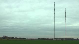 Senderstandort Wiederau Sprengung Mast 1 236 m [upl. by Emirej457]