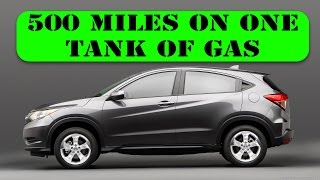 Honda HRV 2016 Gets 500 Miles On One Tank Of Gas Amazing [upl. by Kamerman]