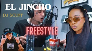 REACCIONANDO A FREESTYLE DE EL JINCHO CON DJ SCUFF eljincho scuff kick twitch stream reaccion [upl. by Synned]