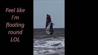 Light wind big kit day 5 Oct 24 Fraisthorpe beach windsurfing [upl. by Isyad722]