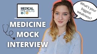 MEDICINE MOCK INTERVIEW  Answering common questions [upl. by Massingill286]