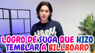 ¡Suga de BTS Hace Historia Su Gira en Solitario Rompe Barreras y Entra en el Top 40 de Billboard [upl. by Atinoj741]