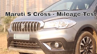 Maruti S Cross 13 Diesel  Mileage Test on Highway  Kitna Deti Hai  Hindi [upl. by Waldemar]