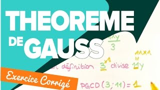 Théorème de Gauss  Arithmétique Spé Maths  Mathrix [upl. by Oicnerolf]