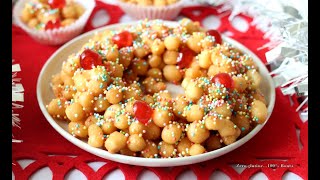 Ricetta di Natale STRUFFOLI senza glutine [upl. by Agamemnon477]