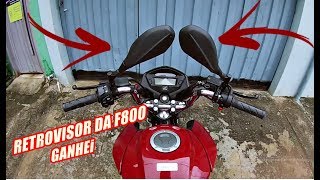 RETROVISOR DA BMW F800 NA FAN 2017 [upl. by Aicelf]