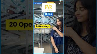 PVR Job Openings  Hiring for Bangalore Hyderabad Vijayawada Locations [upl. by Leiru]