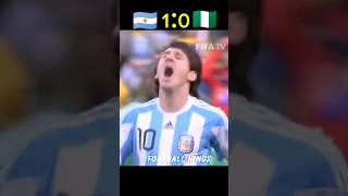 Argentine vs Nigeria fifa wrold cup 2010 worldcup football [upl. by Mylan309]