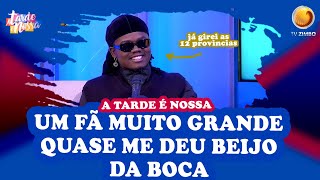 Gerilson fala da música sobre o acidente com Kotingo  A tarde é nossa  TV ZIMBO [upl. by Hengel]