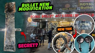 Royal Bullet Accessories world  Aaj To Bullet Modification Ke Liye Bohot Saara Samaan Leliya [upl. by Avla]