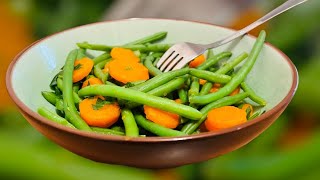 Recette Haricots Verts et Carottes [upl. by Esta]