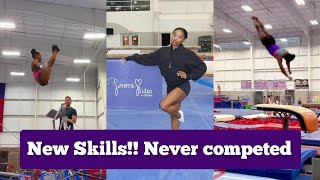 Simone Biles training NEW Gymnastics Skills for 2024  Biles I Amanar NEW VAULT  Videos [upl. by Mcevoy]