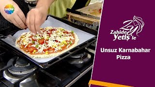 Unsuz Karnabahar Pizza Tarifi [upl. by Rhona]