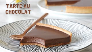 La TARTE au CHOCOLAT  Recette Facile et Ultra Fondante [upl. by Leahcimsemaj]