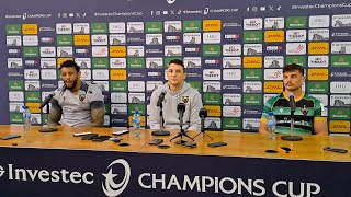 Northampton Saints Courtney Lawes George Furbank and Phil Dowson on their defeat to Leinster [upl. by Remo]