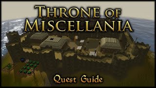 Throne of Miscellania  RuneScape Quest Guide  No Vocal Commentary [upl. by Aisela]