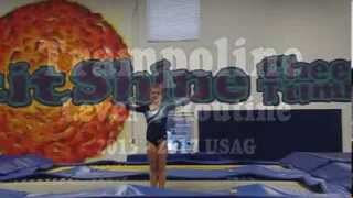 Trampoline Level 4 Routine [upl. by Dachia]