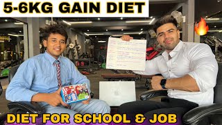 JOB amp SCHOOL STUDENT GAINING DIET PLAN🔥GUARANTEE RESULTS✅ [upl. by Duwe]