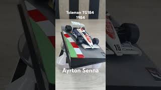 Ayrton Senna Toleman TG184  1984 escala 143 [upl. by Nirad]