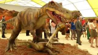 Video Noticia Inauguración Dinosaurios Park en Torremolinos [upl. by Odette]