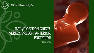 Baby Position Guide Vertex Breech Anterior Posterior  Its All Here [upl. by Frodine]