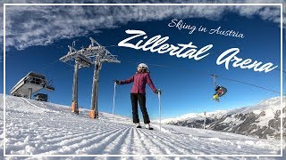 Skiing in Zillertal Arena [upl. by Yalonda]