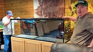 NEW 125Gallon Aquarium for my Fish Room  Fish Room Update Ep 136 [upl. by Bili]