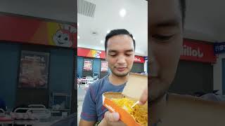 ASMR EATING Delicious Yummy Jollibee Palabok Fiesta asmreating asmrsounds jollibee shorts short [upl. by Laurianne392]