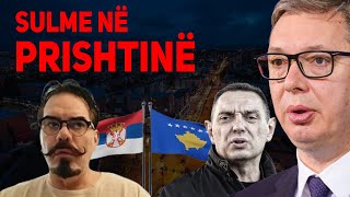 Sulme në qendër të Prishtinës trondit politikani serb Fati që pret Vuçiqin  Kosova Today [upl. by Dafodil847]