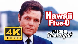 Hawaii FiveO 1968 TV series Opening Theme  Remastered 4K Ultra HD Upscale [upl. by Eronel]