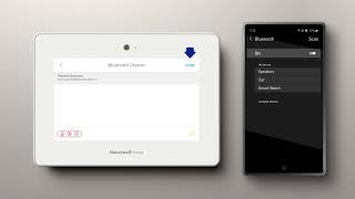 How to Pair Your Mobile Phone with Honeywell Home ProSeries For Handsfree Disarming [upl. by Dahraf]
