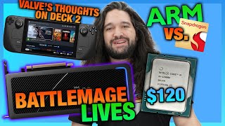 HW News  Battlemage Lives 9800X3D Flipped Cache amp Valves Deck 2 Thoughts [upl. by Acilegna]