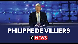 Face à Philippe de Villiers  15 décembre 2023 CNews [upl. by Castorina99]