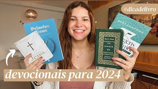 DICA DE DEVOCIONAIS PARA 2024  Review de Livros Devocionais [upl. by Aisatana]