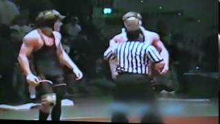 Referee Attacked On Mat At End Of Wrestling Match [upl. by Natanoj480]