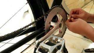 How to Change Bike Chain  Single Speed [upl. by Nale6]