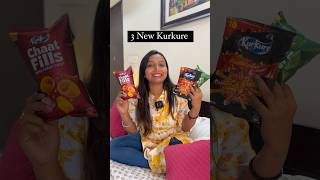 3 New Kurkure Flavour 😍 Lets Review Shorts Kurkure Foodreview [upl. by Ytsirc301]