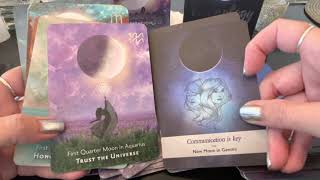 Moonology Manifestation Oracle CardsClose Up Review amp ComparePlus Bonus Reading [upl. by Pengelly]