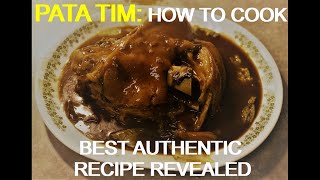 CHINESE PATATIM BINONDO MANILA CHINATOWN RECIPE REVEALEDHOW TO COOK AUTHENTIC BRAISED PORK KNUCKLE [upl. by Hannala531]